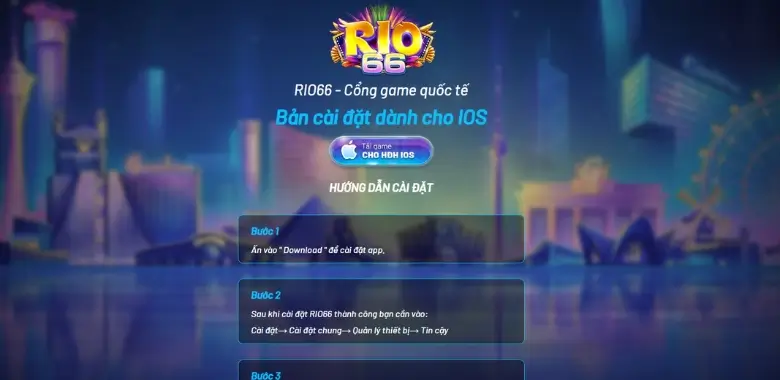 Tải Rio66 cổng game bài huyền thoại dành cho APK iOS PC 7 Rio66 hỗ trợ tải game nhanh chóng với APK iOS